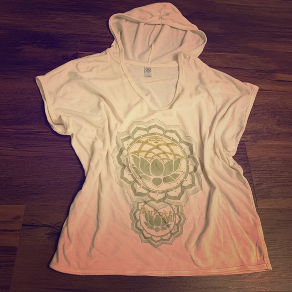 Rhythmatix Tops - Rhythmatix Lotus Hooded Poncho Rhythmatix Tops - Rhythmatix Lotus Hooded Poncho